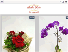 Tablet Screenshot of floriculturabellaarte.com.br